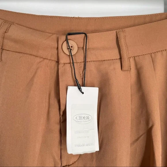 Cider Womens Brown Polyester Pants Size XL NEW - Picture 4 of 10